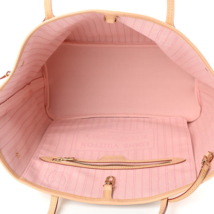 Louis Vuitton Damier Azur Neo Neverfull MM Rose Ballerine 4 of 4