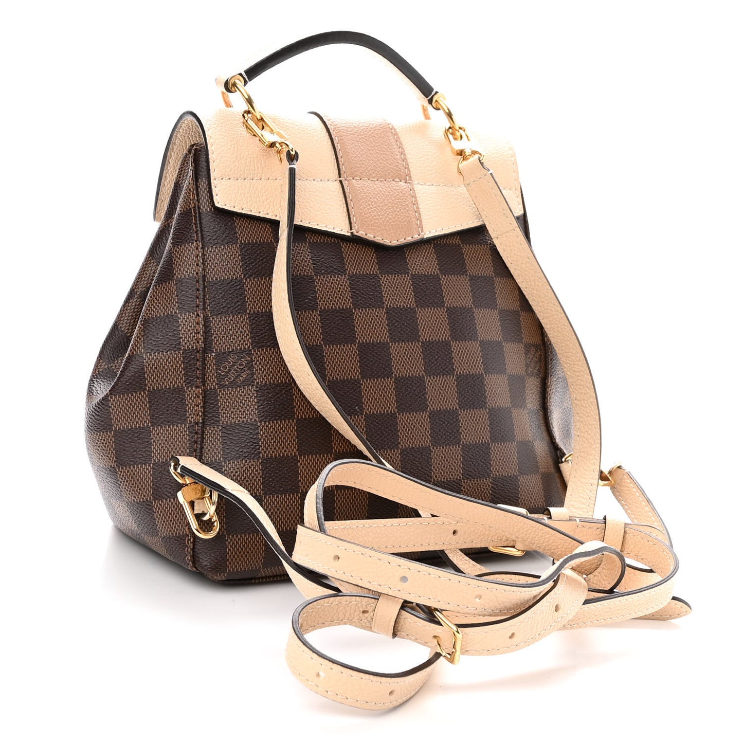 Damier Ebene Clapton Backpack Creme