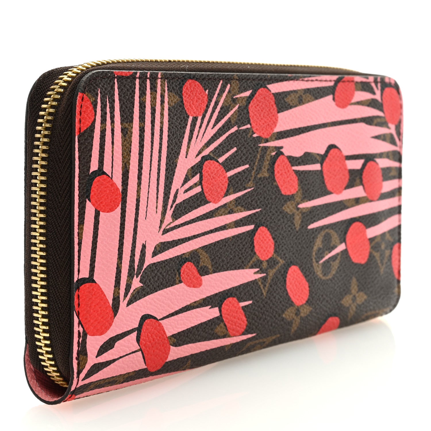 Louis Vuitton Monogram Jungle Dots Zippy Wallet Sugar Pink Poppy 3 of 6