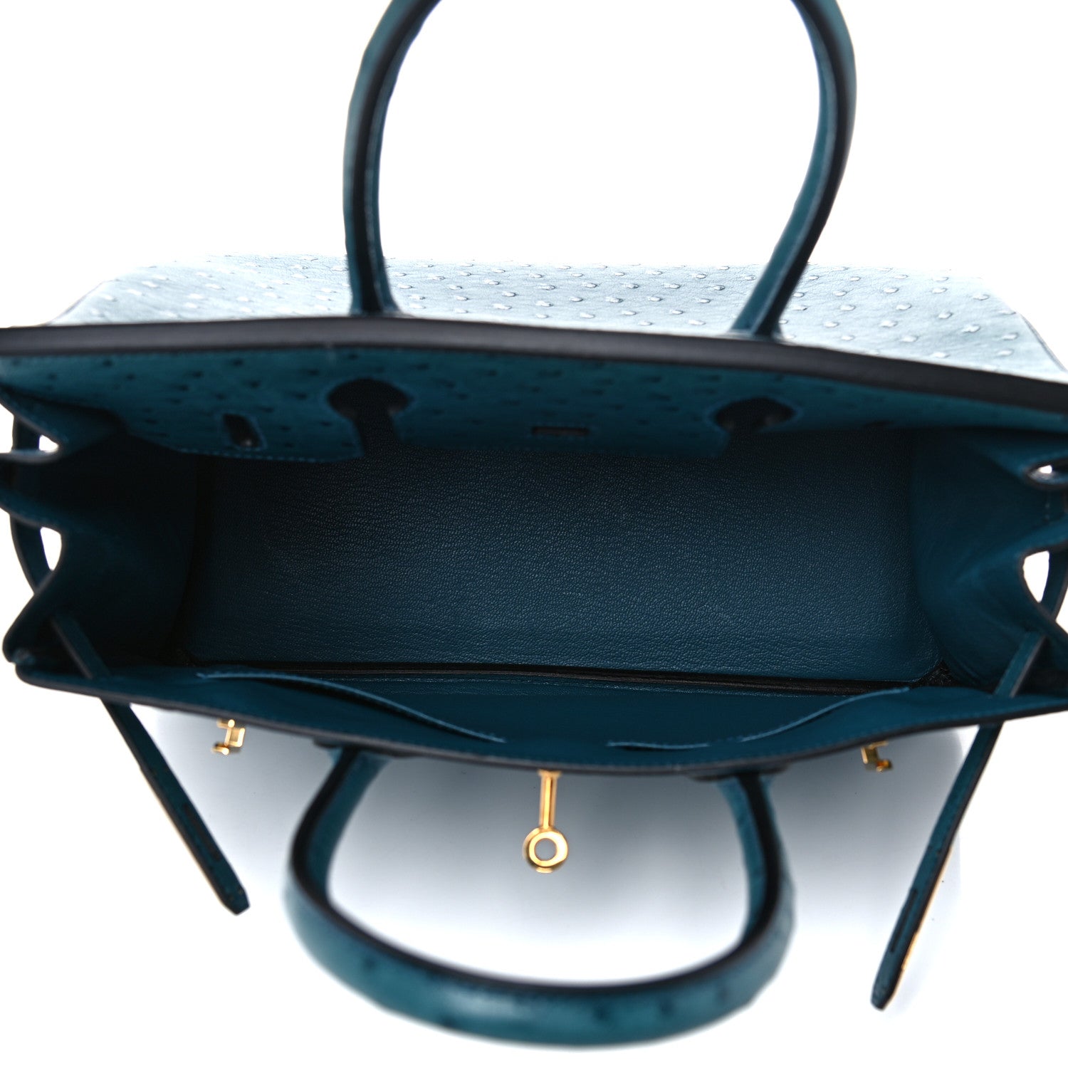 Hermes Ostrich Birkin 30 Cobalt 20 of 45