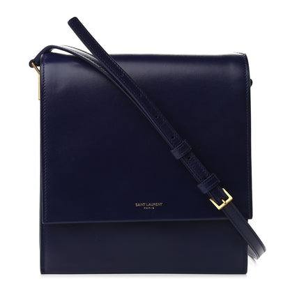 Saint Laurent Calfskin Sao Shoulder Bag Saphir 1 of 8