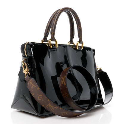 Louis Vuitton Patent Calfskin Miroir Tote Black 4 of 11