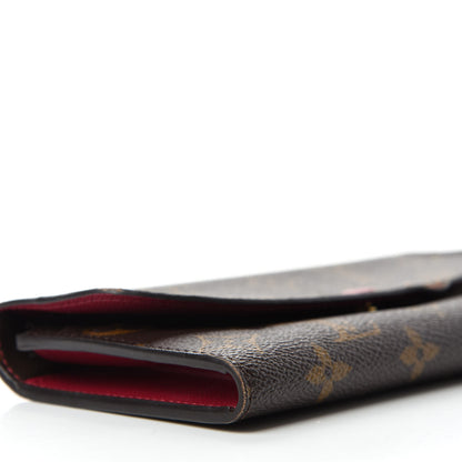 Louis Vuitton Monogram Emilie Wallet Fuchsia 6 of 13