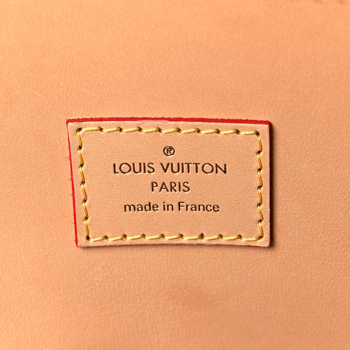 Monogram Calf Hair Spikes Iconoclasts Christian Louboutin Tote Red