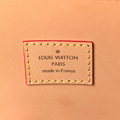 Louis Vuitton Monogram Calf Hair Spikes Iconoclasts Christian Louboutin Tote Red 6 of 9