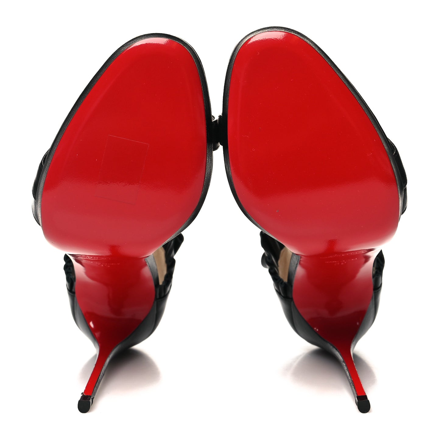 Shiny Nappa Colankle 100 Sandals 39 Black