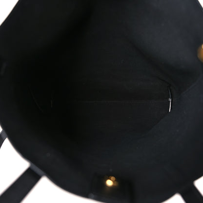 Saint Laurent Calfskin Toy Shopping Tote Black 5 of 9