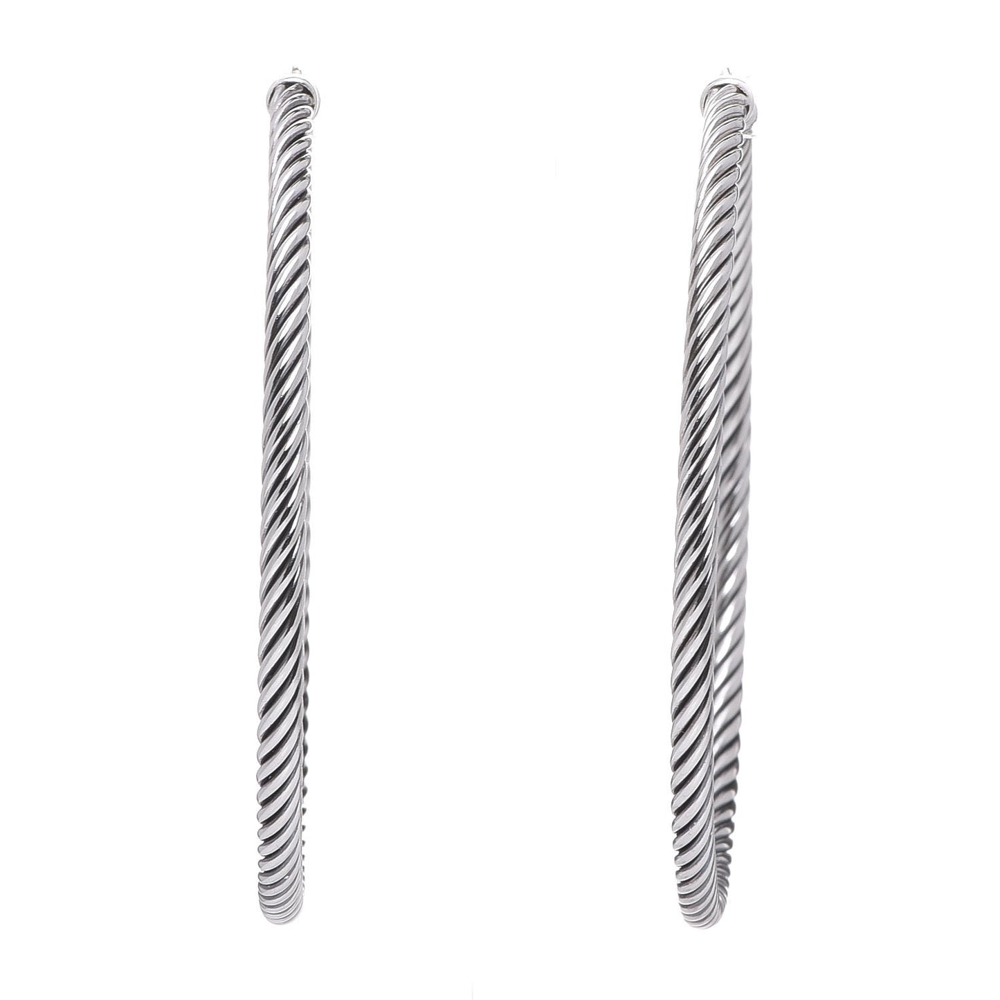 Sterling Silver Cable Classics Extra Large Hoop Earrings