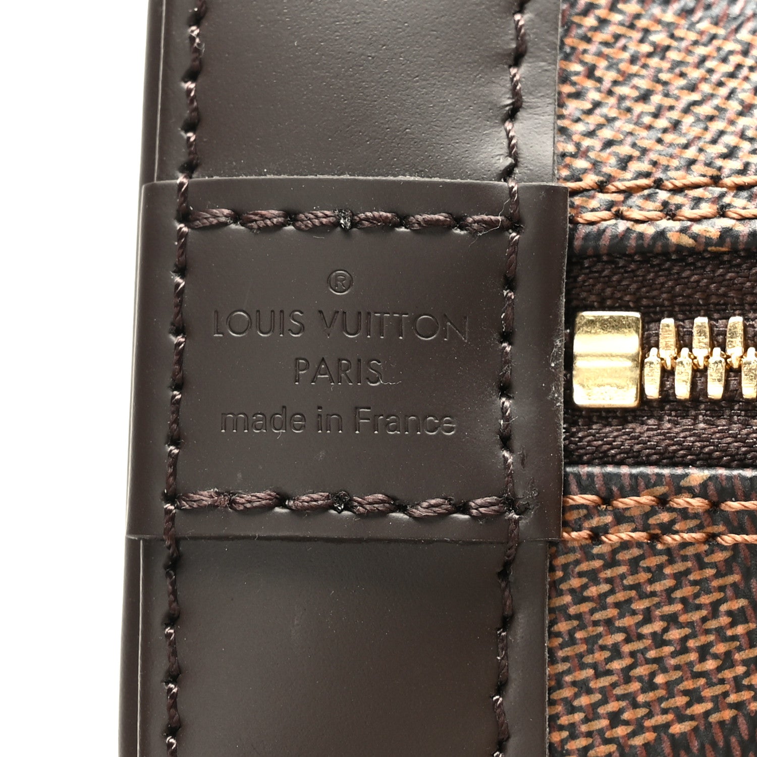 Louis Vuitton Damier Ebene Alma BB 6 of 9