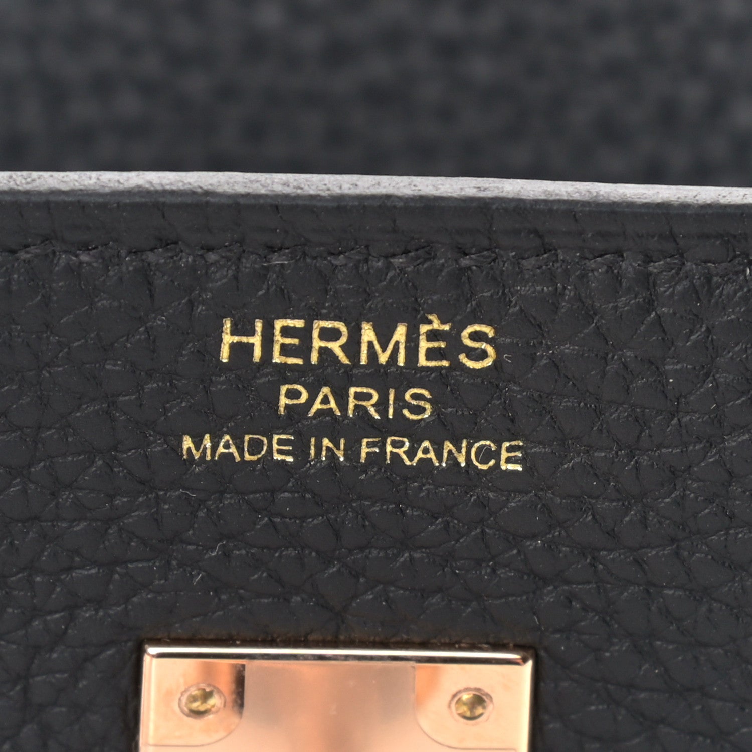 Hermes Togo Birkin 25 Black 6 of 10