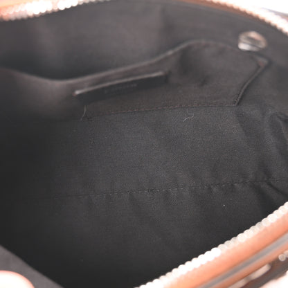 Fendi Vitello King Logo Embossed Mini By The Way Boston Bag Cuoio 5 of 10