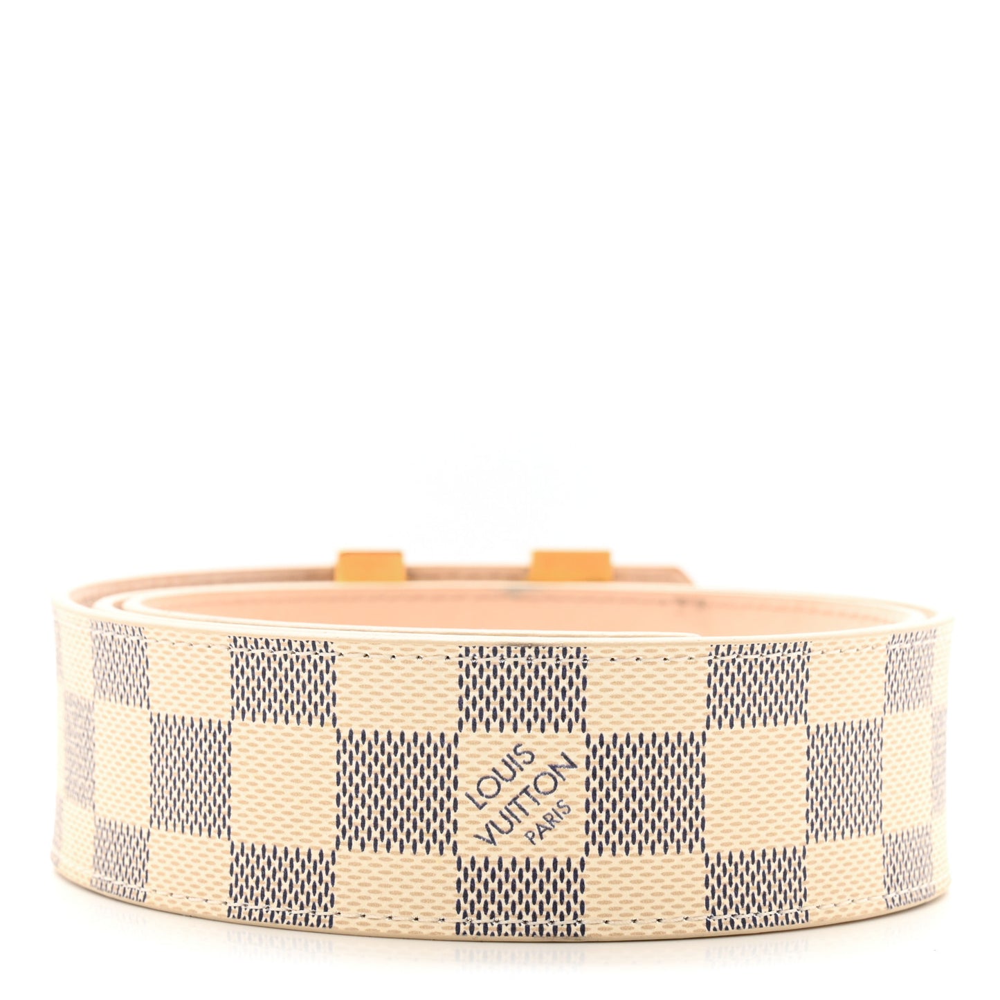 Damier Azur 40mm LV Initiales Belt 85 34