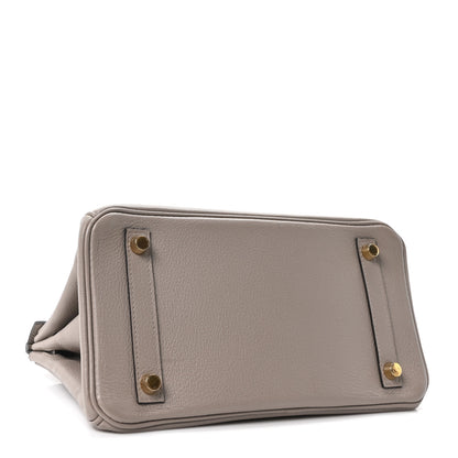 Hermes Taurillon Novillo Birkin 25 Gris Asphalte 4 of 11
