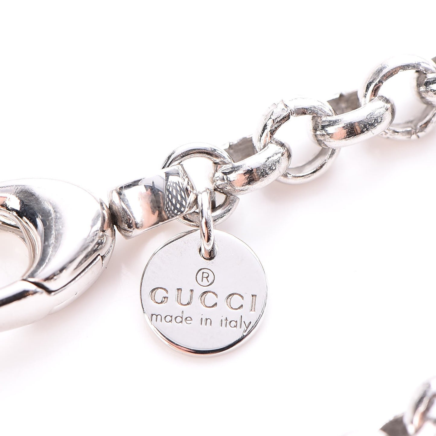 Sterling Silver Horsebit Diamantissima Necklace