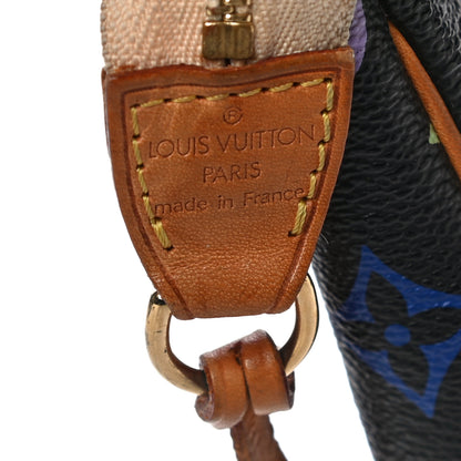 Louis Vuitton Monogram Multicolor Pochette Accessories Black 6 of 20
