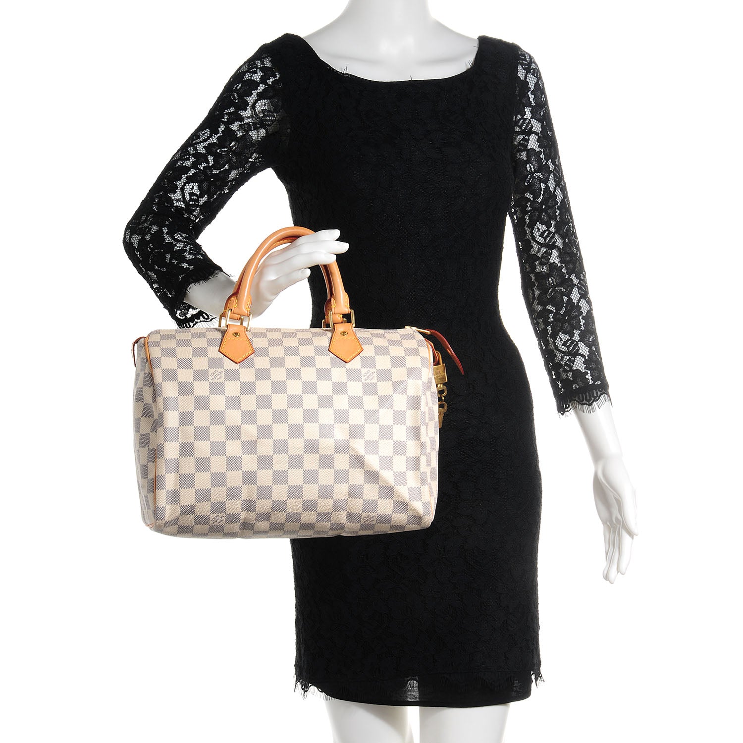 Louis Vuitton Damier Azur Speedy 30 2 of 7