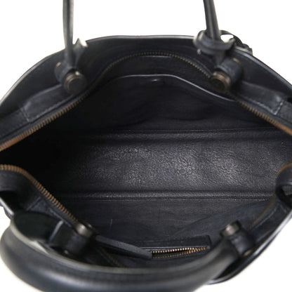 Balenciaga Veau Soyeux Perforated Blackout Hardware S City Black 4 of 4