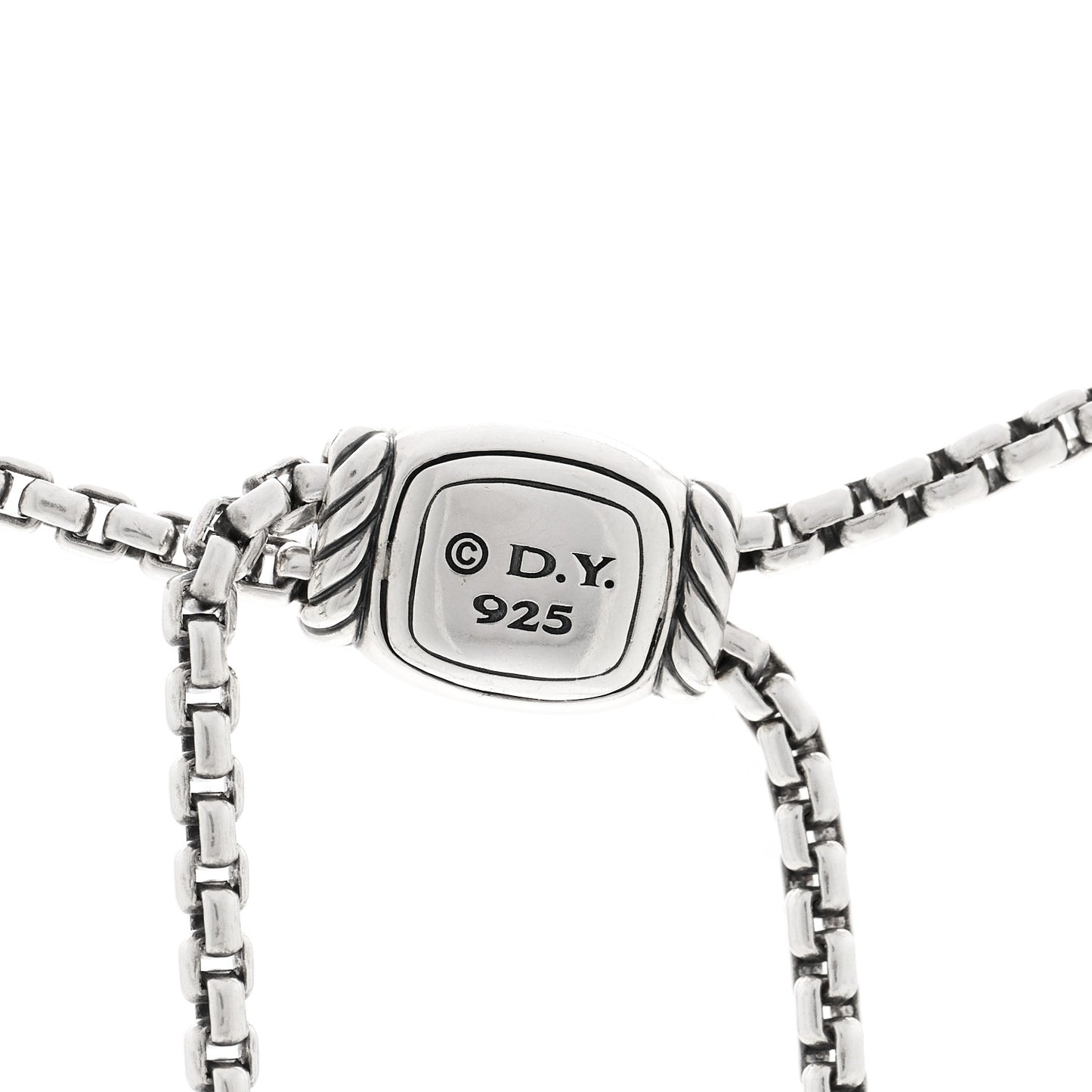 Sterling Silver Diamond Large Stax Pendant Necklace