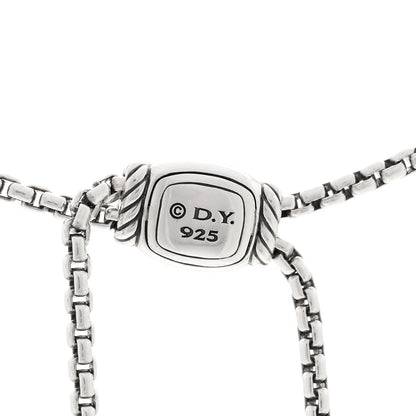 David Yurman Sterling Silver Diamond Large Stax Pendant Necklace 4 of 4