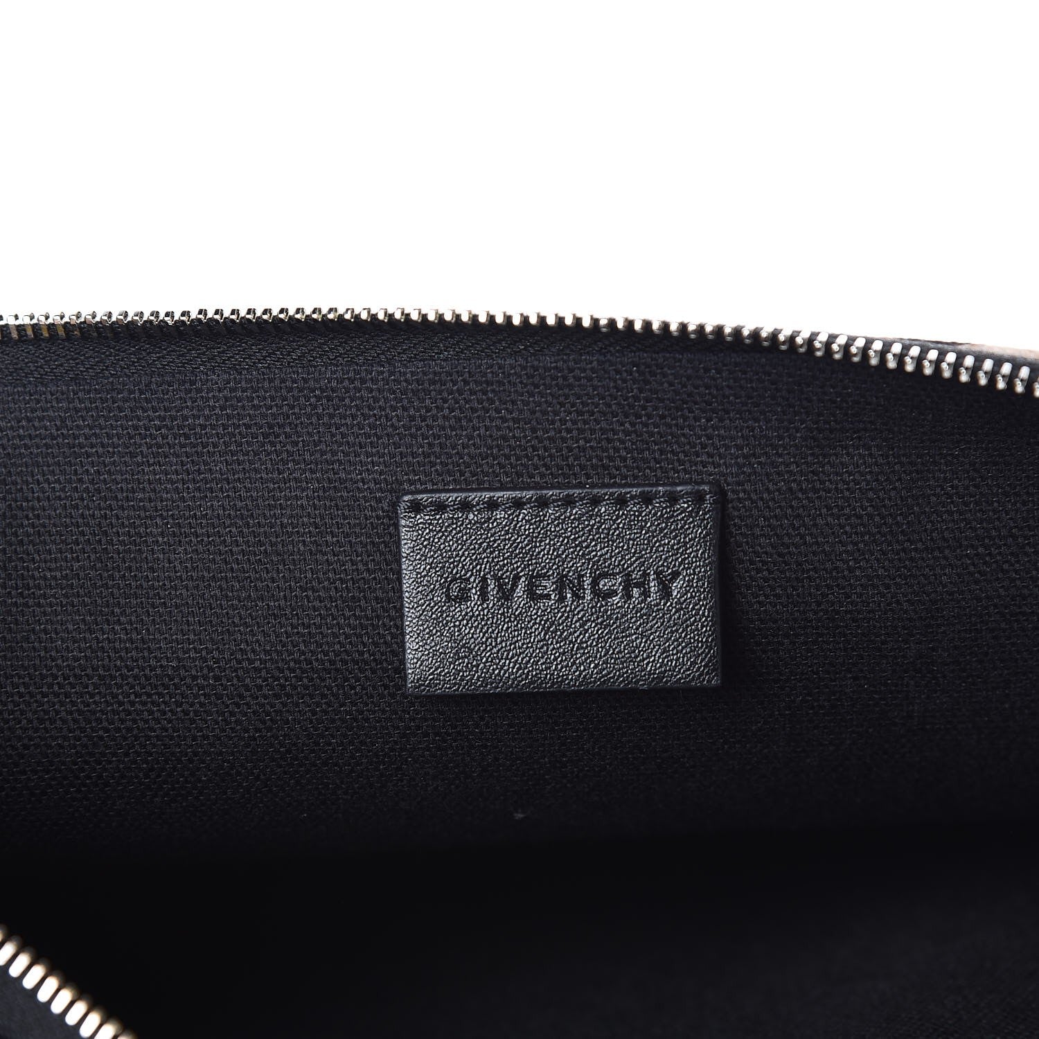 Givenchy Coated Canvas Jaguar Print Zip Pouch 6 of 18