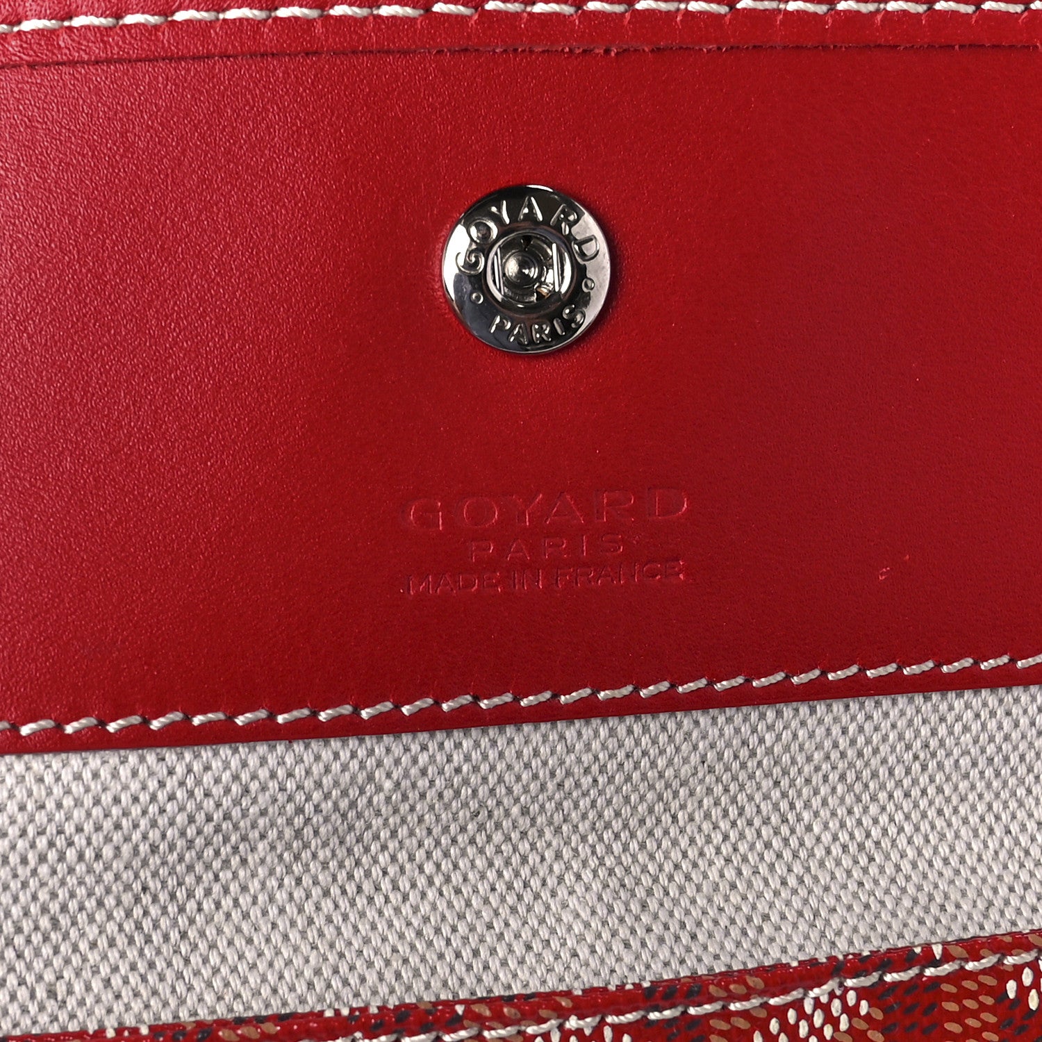 Goyard Goyardine Saint Louis GM Red 6 of 10