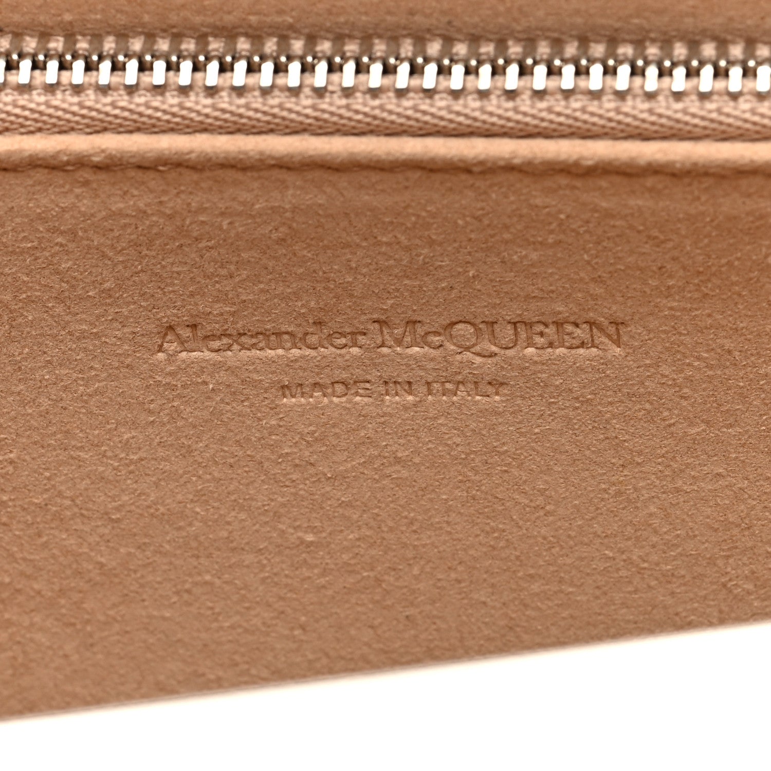 Alexander McQueen Calfskin Crocodile Embossed Knuckle Flat Clutch Black 6 of 7