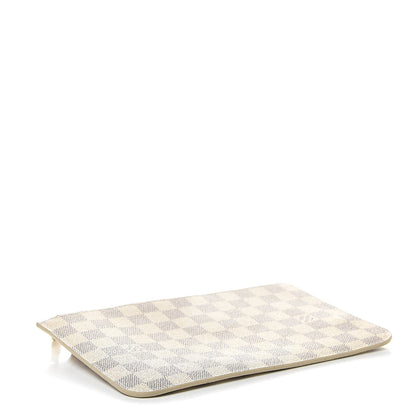 Louis Vuitton Damier Azur Neverfull MM GM Pochette Rose Ballerine 4 of 8