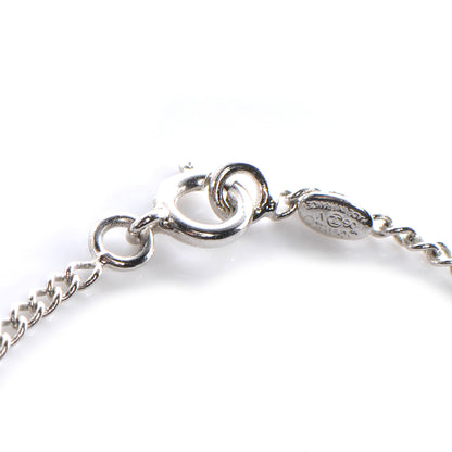 Chanel Swarovski Crystal CC Necklace Silver 4 of 5