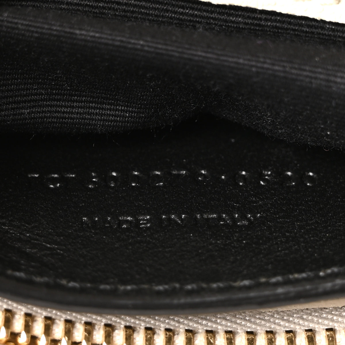 Saint Laurent Sheepskin Matelasse Chevron Monogram Medium College Bag Crema Soft 7 of 10