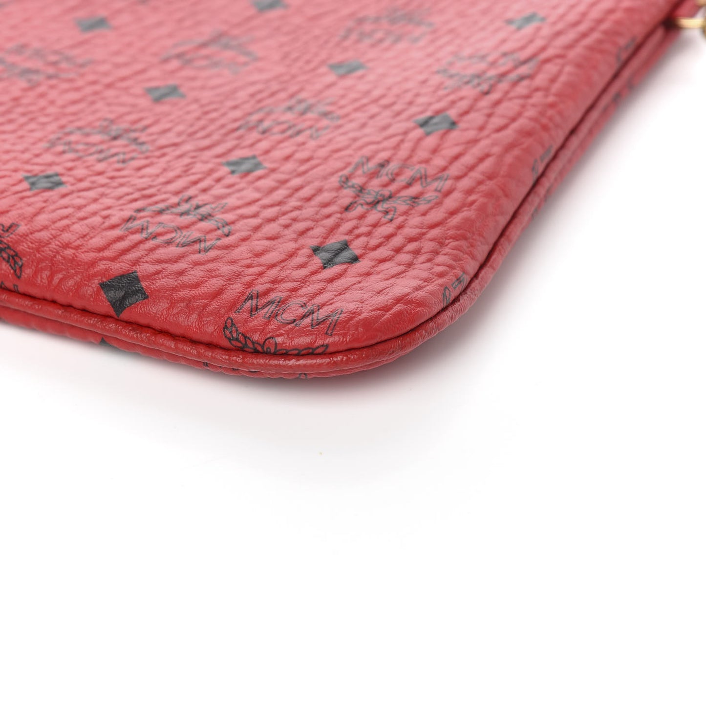 Visetos Liz Shopper Tote Pouch Ruby Red
