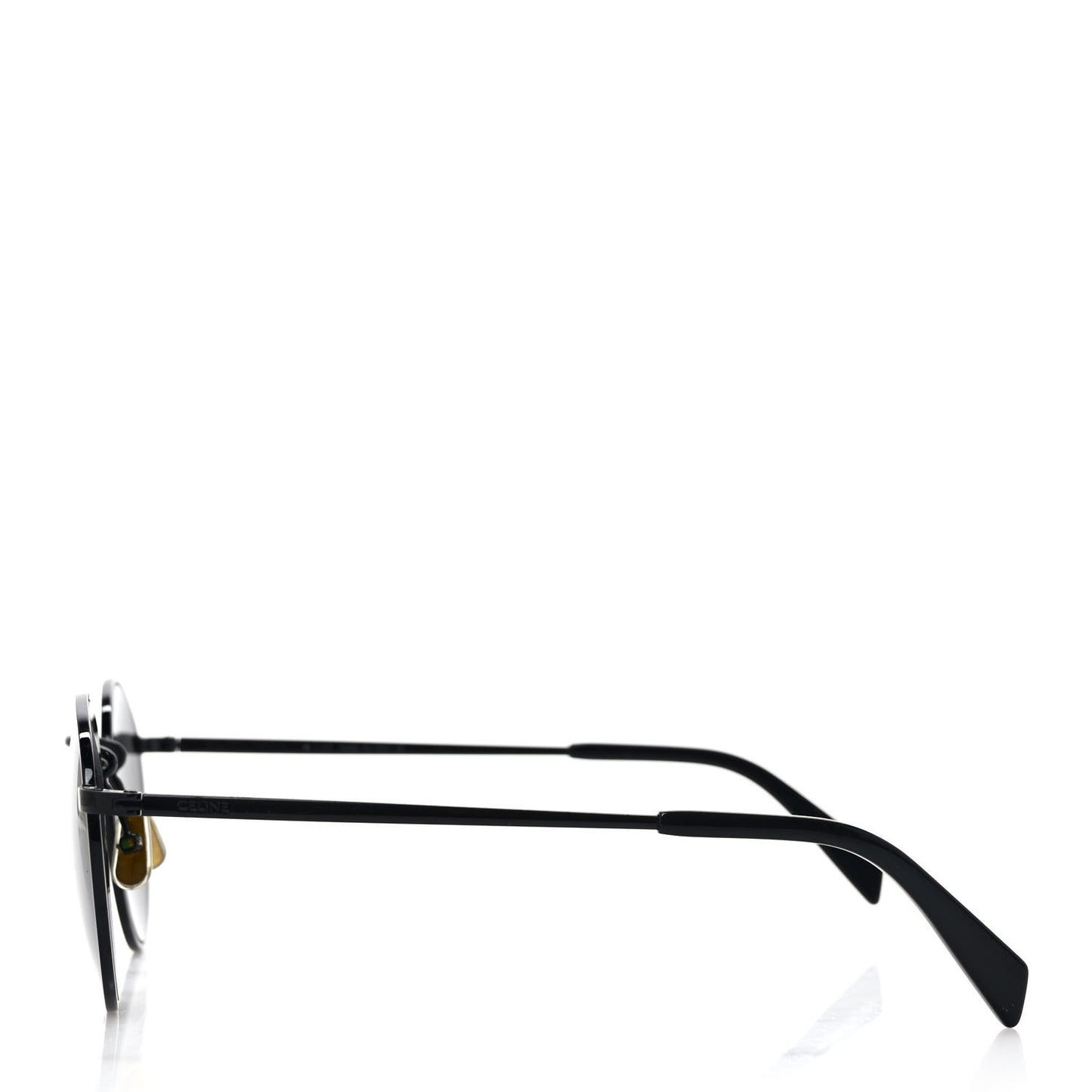 Metal Round Sunglasses CL40100U Black