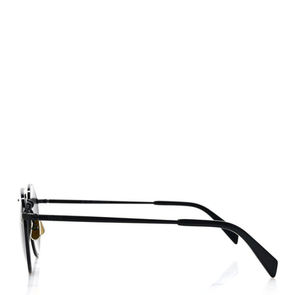 Celine Metal Round Sunglasses CL40100U Black 3 of 7