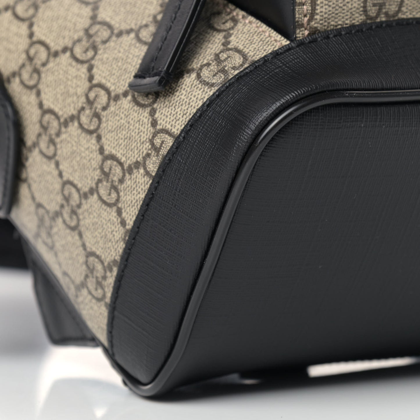 GG Supreme Monogram Small Eden Day Backpack Black