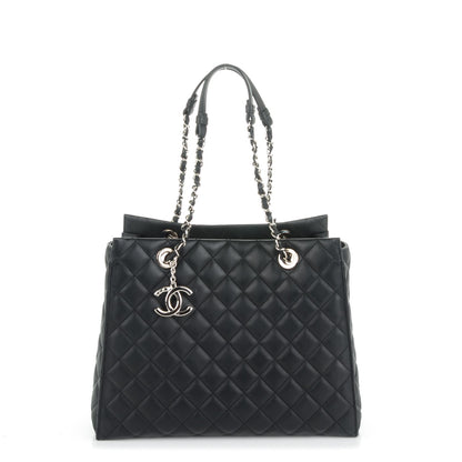 Chanel Calfskin Quilted Large Chic and Soft Shopping Tote Black 1 of 7