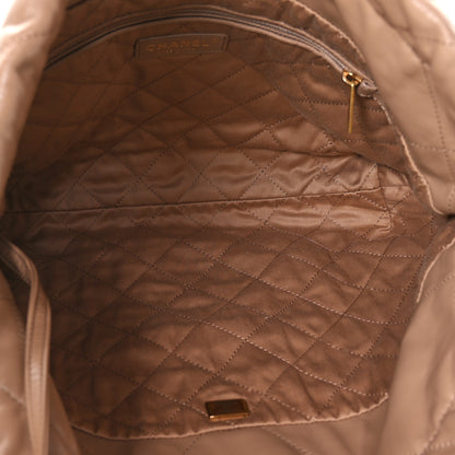 Chanel Shiny Calfskin Quilted Small Chanel 22 Beige 6 of 11
