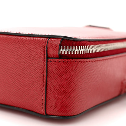 Prada Saffiano Travel Brique Crossbody Messenger Bag Fuoco 10 of 13