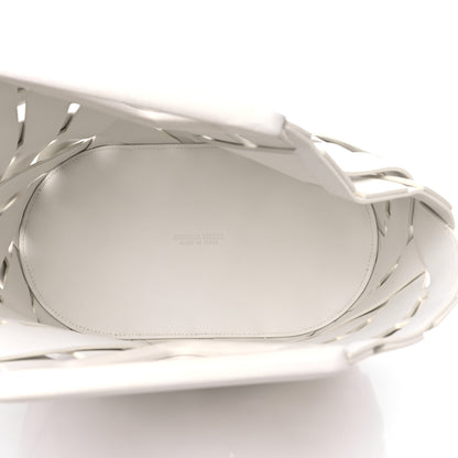 Bottega Veneta Calfskin V Woven Drawstring Tote White 6 of 9