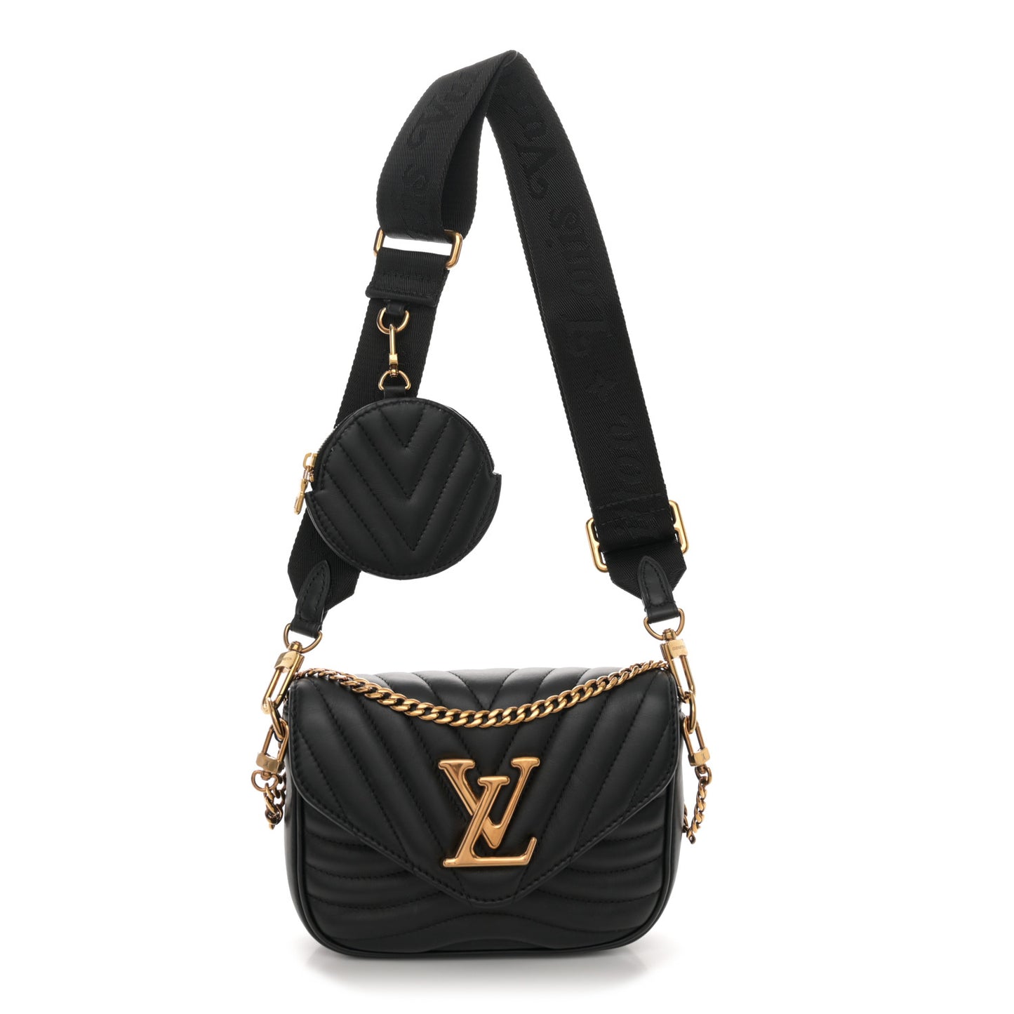 Calfskin New Wave Multi Pochette Black