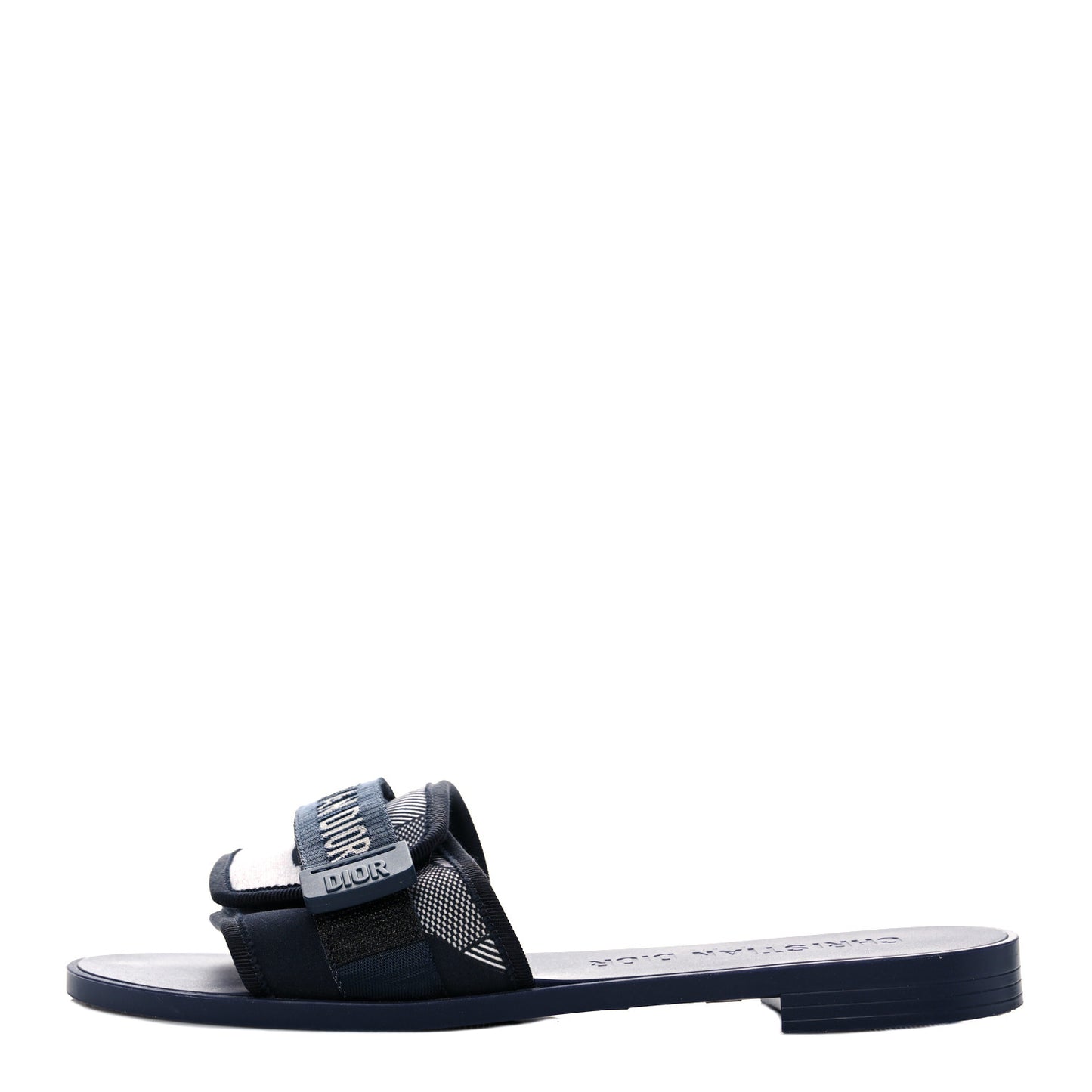 Technical Stretch Fabric Camouflage Dio(r)evolution Slide Sandals 39 Deep Blue