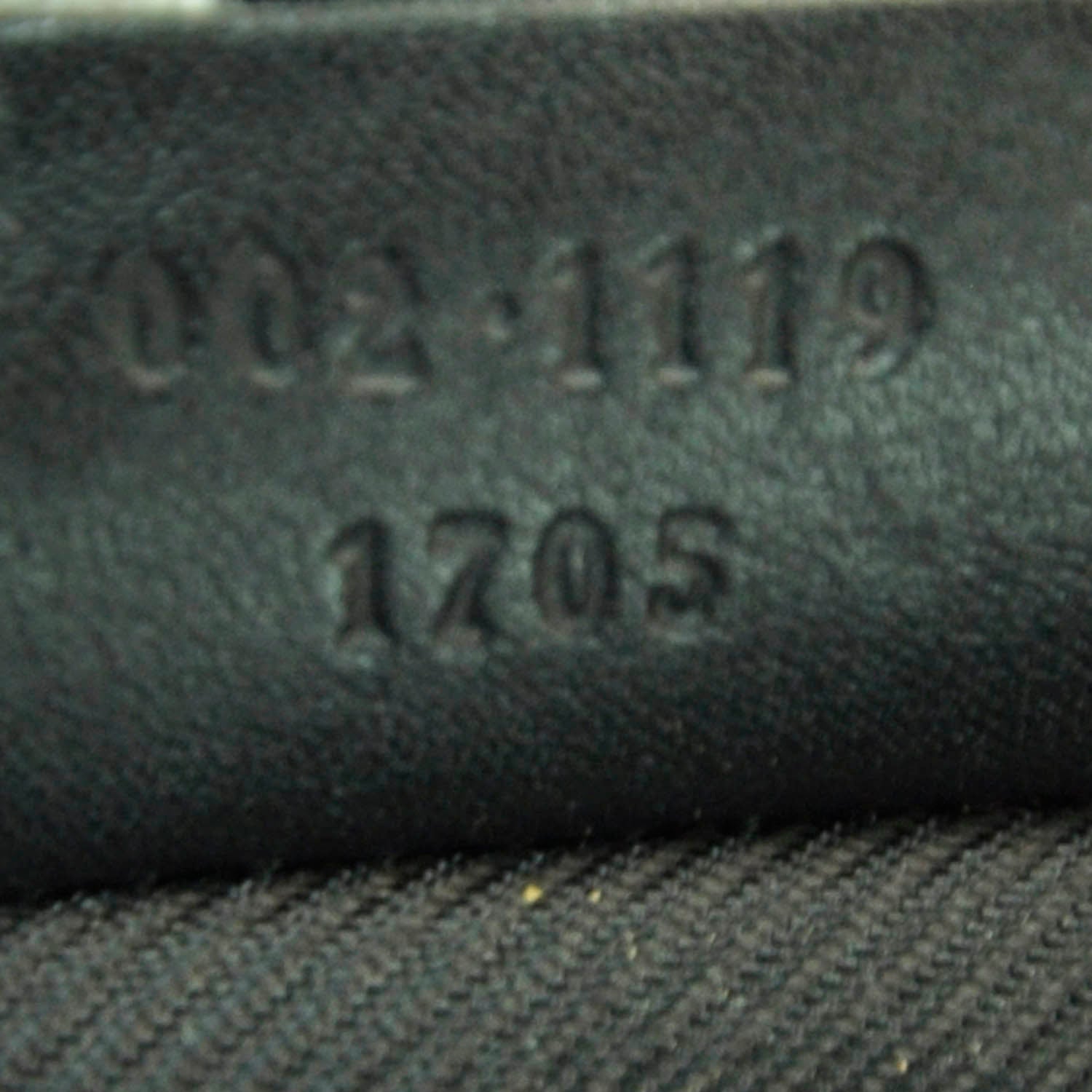 Gucci Monogram Canvas and Leather Tote Black 8 of 11