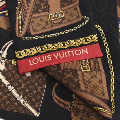 Louis Vuitton Silk Monogram Tribute To Bandeau Brown 2 of 6
