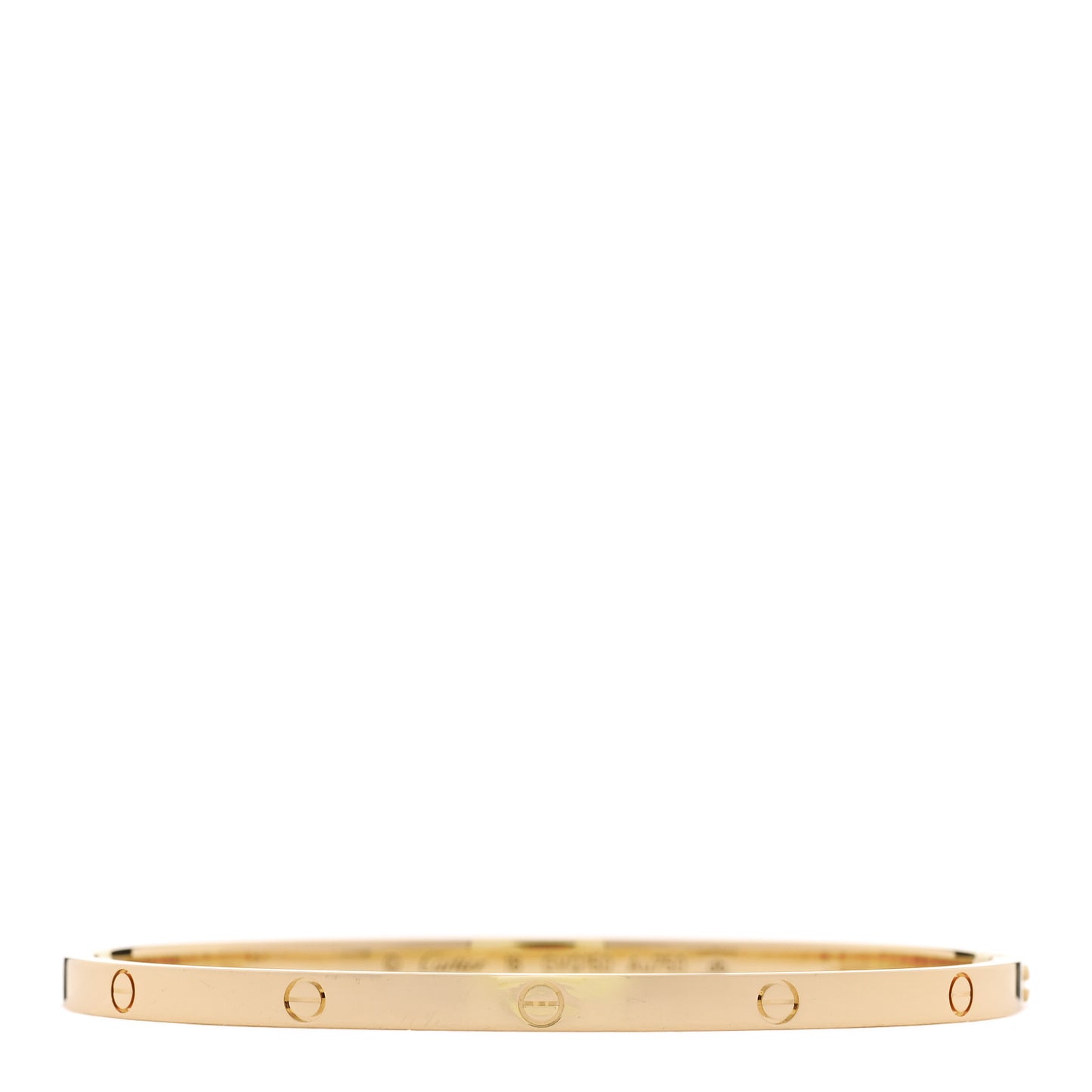 18K Yellow Gold Small LOVE Bracelet 18