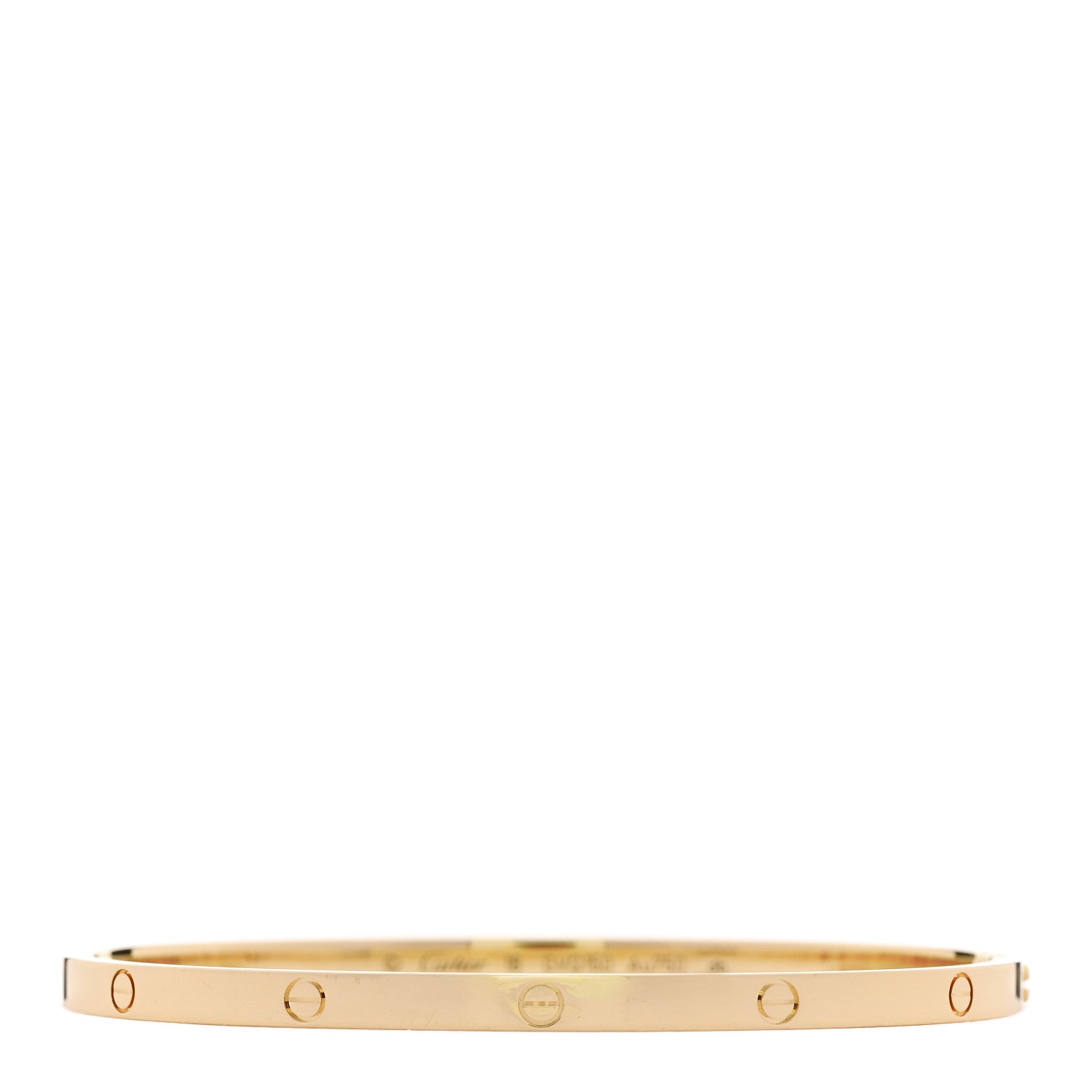 Cartier 18K Yellow Gold Small LOVE Bracelet 18 1 of 7