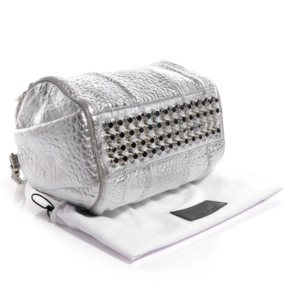 Alexander Wang Pebbled Leather Rockie Rhodium Silver Hardware 4 of 6