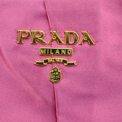 Prada Satin Framed Evening Bag Pink 8 of 9