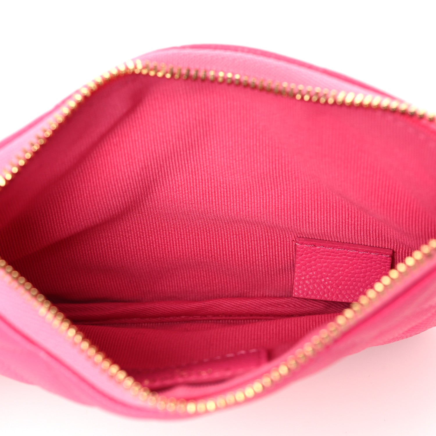 Chanel Caviar Quilted Small Cosmetic Case Pink 5 of 8
