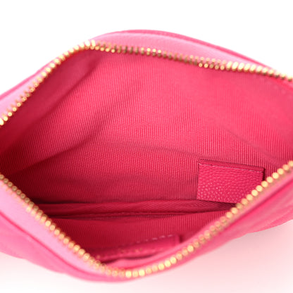 Chanel Caviar Quilted Small Cosmetic Case Pink 5 of 8