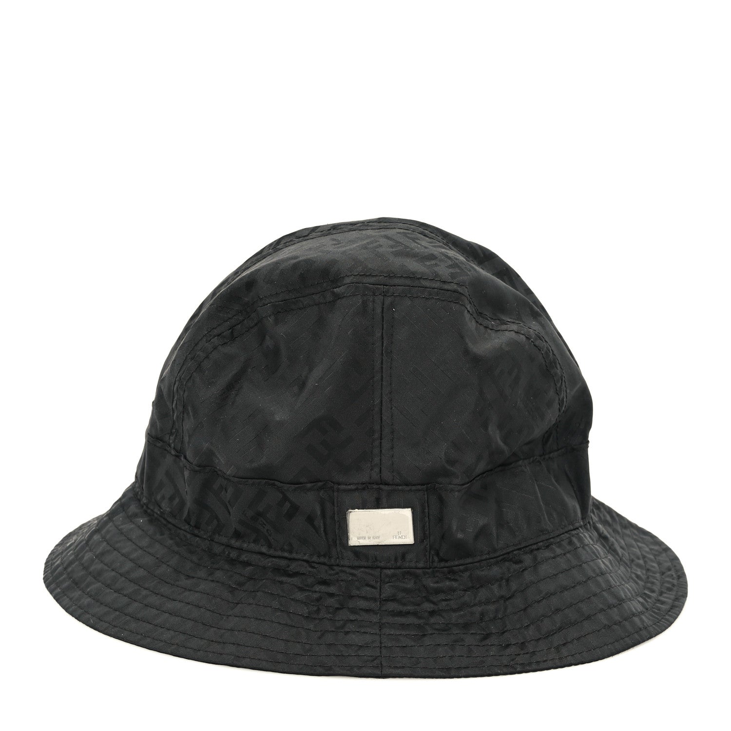 Fendi Zucchino Bucket Hat M Black 3 of 8