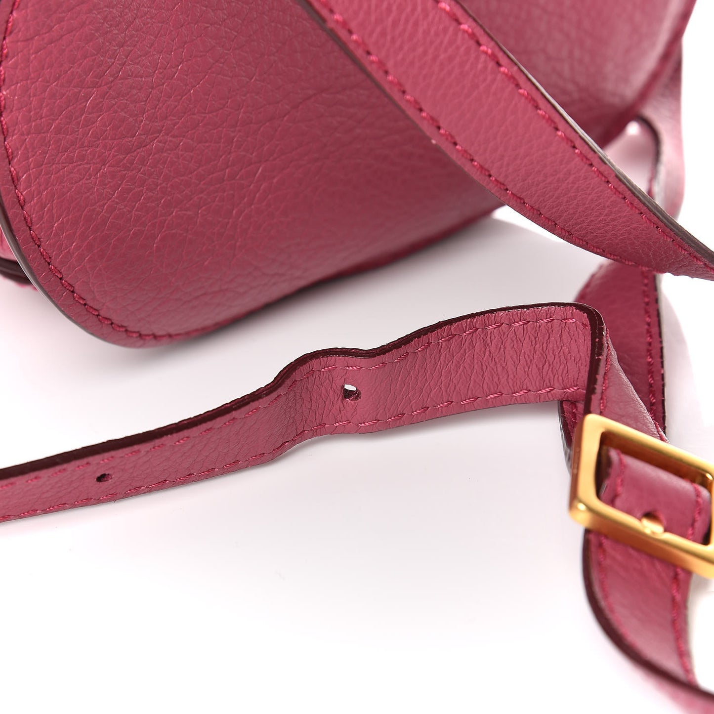 Calfskin Mini Marcie Round Crossbody Bag Dreamy Pink