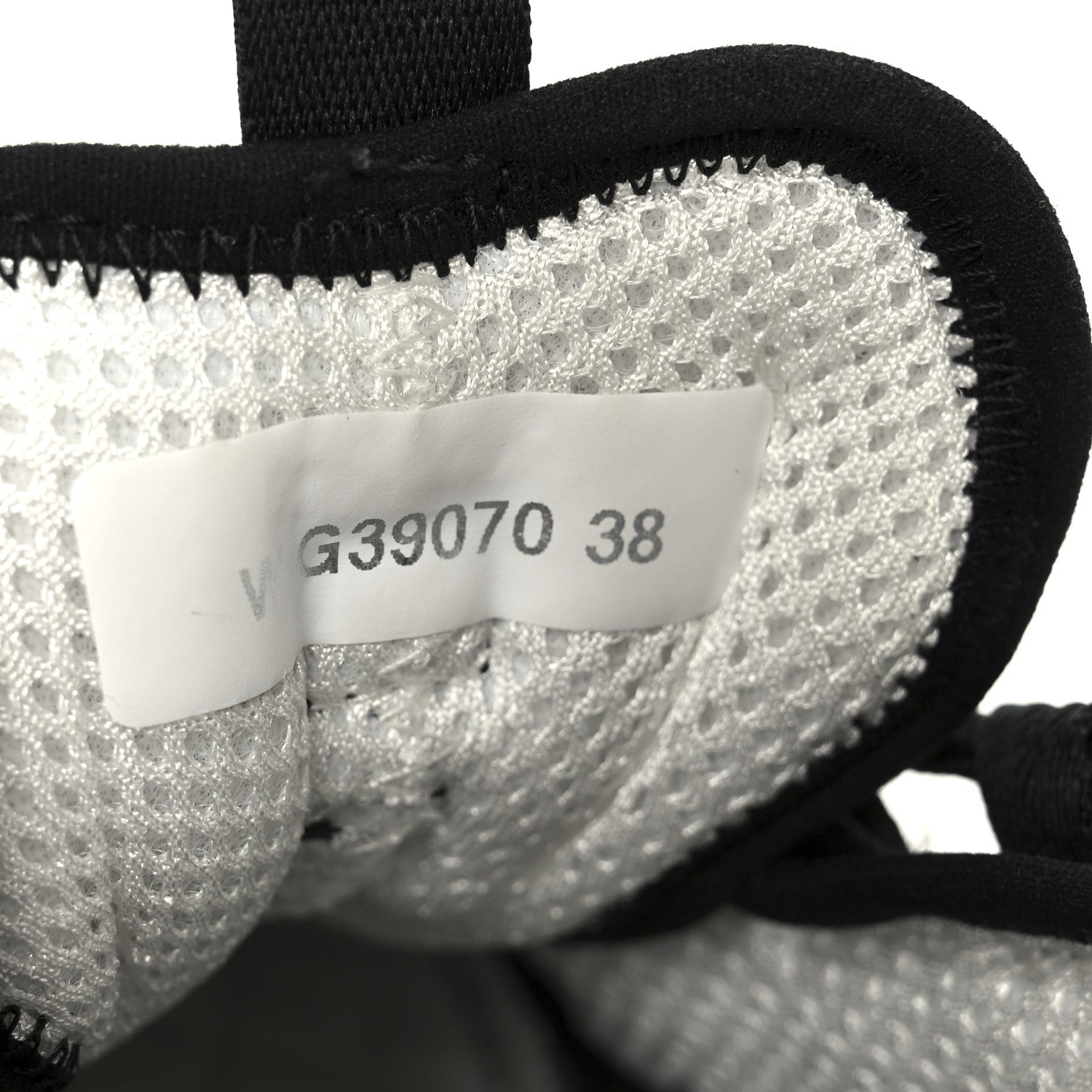 Chanel Velvet Calfskin Mixed Fibers CC Sneakers 38 Black Dark Grey 9 of 10